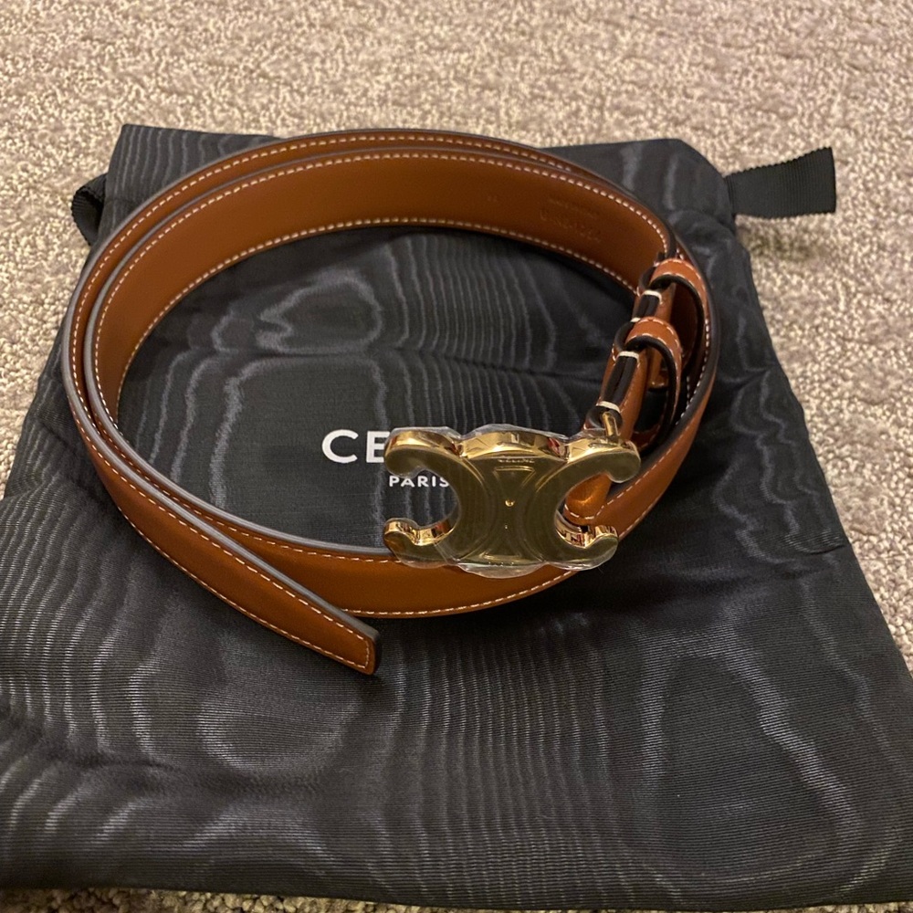 NWT Authentic Celine Belt Medium in 80